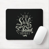 Sun Surf Sand wiederholen Mousepad (Mit Mouse)