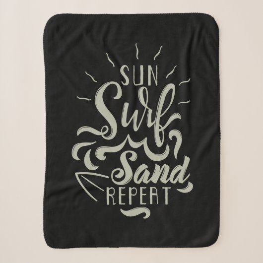 Sun Surf Sand wiederholen Sherpadecke (Vorderseite)