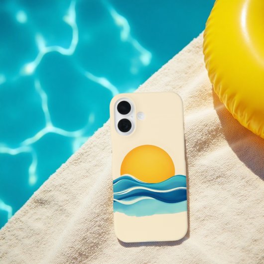 Sun & Surf Wave Case-Mate iPhone Hülle