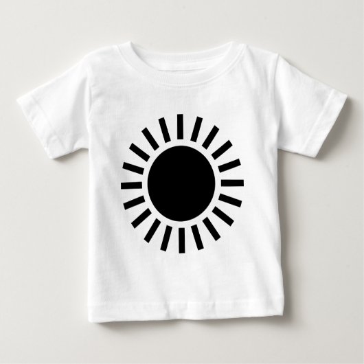 Sun-Symbol Baby T-shirt (Vorderseite)