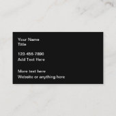 Sun Symbol Editable Business Cards Visitenkarte (Rückseite)