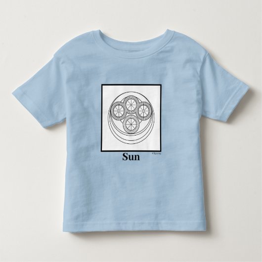 Sun-Symbol Kleinkind T-shirt (Vorderseite)
