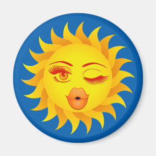 Sun Symbol Sun Kissed Magnet