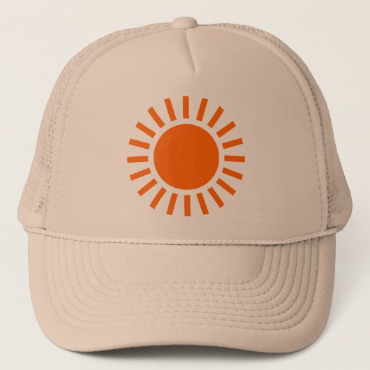 Sun-Symbol Truckerkappe (Vorderseite)