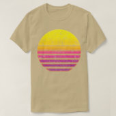 Sun Synthwave Retro T-Shirt (Design vorne)