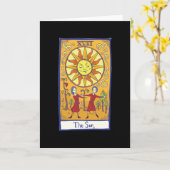 Sun - Tarot Card Geschenk Karte (Gelbe Blume)
