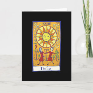 Sun - Tarot Card Geschenk Karte