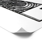 Sun Tarot Card Poster (Ecke)