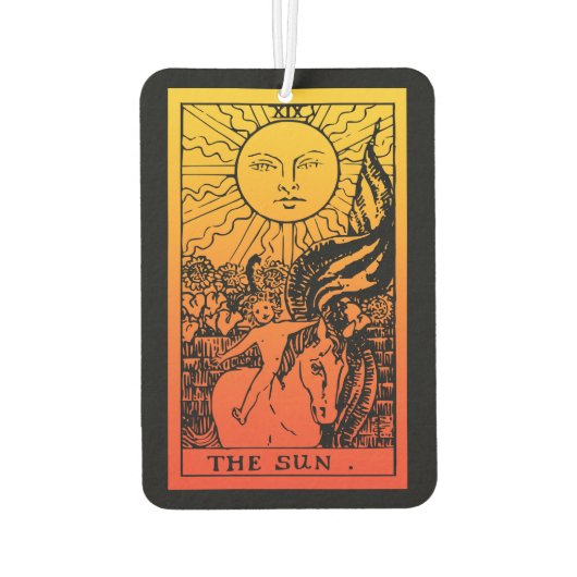 Sun Tarot Gradient Air Freshener Autolufterfrischer (Rückseite)