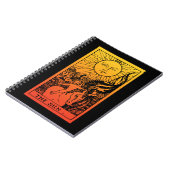 Sun Tarot Gradient Notebook Notizblock (Linke Seite)