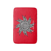 Sun Tattoo Thunder_Cove im Henna-Stil Badematte (Vorderseite Vertikal)