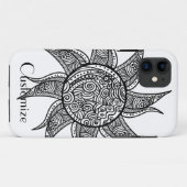 Sun Tattoo Thunder_Cove im Henna-Stil Case-Mate iPhone Hülle (Rückseite (Horizontal))