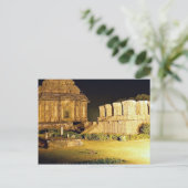 Sun Temple, Konark, Indien Postkarte (Stehend Vorderseite)