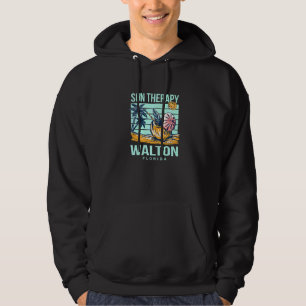 Sun Therapy Walton Summer Florida Tropical Beach Hoodie