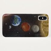Sun to Mars Art iPhone Cover (Rückseite (Horizontal))