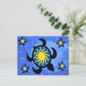 Sun Turtles Notes-Karte Postkarte (Stehend Vorderseite)