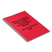 Sun Tzu Art of War Baby Winner  Notizblock (Rechte Seite)