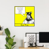 Sun Tzu — Chinesischer Militärstratege Poster (Heimbüro)