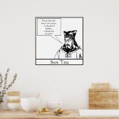 Sun Tzu — Chinesischer Militärstratege Poster (Küche)