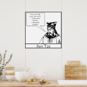 Sun Tzu — Chinesischer Militärstratege Poster (Küche)