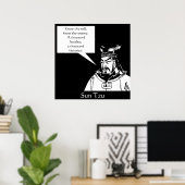 Sun Tzu — Chinesischer Militärstratege Poster (Heimbüro)