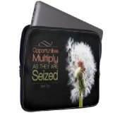 Sun Tzu Inspiration Zitat "Chancen" Laptopschutzhülle (Vorne Rechts)