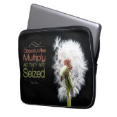 Sun Tzu Inspiration Zitat "Chancen" Laptopschutzhülle (Vorderseite Links)