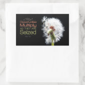 Sun Tzu Inspiration Zitat "Chancen" Rechteckiger Aufkleber (Tasche)