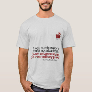 Sun Tzu-Kunst des Krieges "nummeriert " T-Shirt