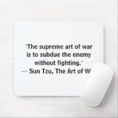 Sun Tzu Kunst des Krieges ohne Kampf Mousepad (Mit Mouse)
