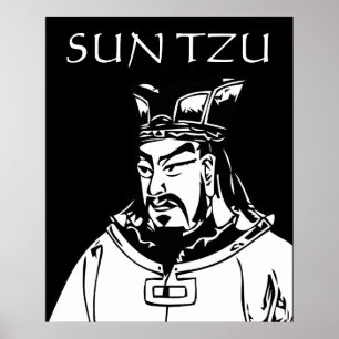 SUN TZU — Militärstratege Poster