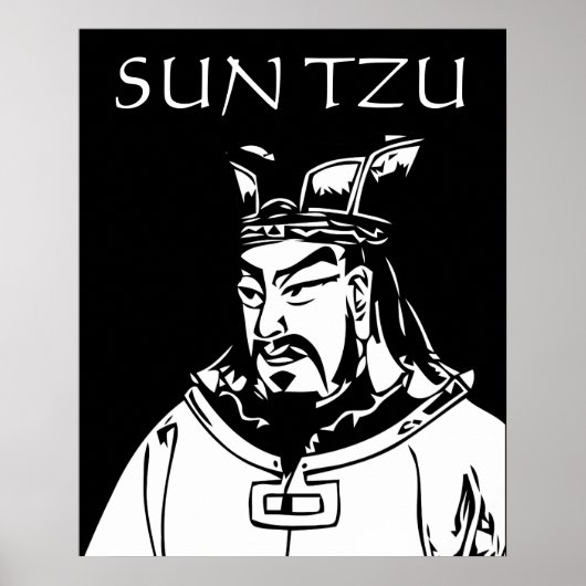 SUN TZU — Militärstratege Poster (Vorne)