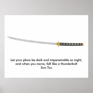 Sun Tzu Zitat Poster