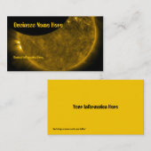Sun u. Mond-Visitenkarten Visitenkarte (Vorne/Hinten)