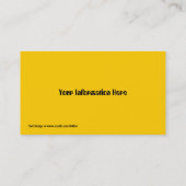 Sun u. Mond-Visitenkarten Visitenkarte (Rückseite)