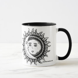 Sun u. Mondmandala-Tasse Tasse