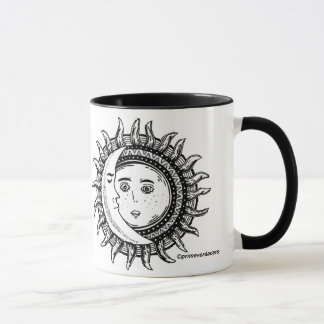 Sun u. Mondmandala-Tasse Tasse
