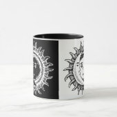 Sun u. Mondmandala-Tasse Tasse (Zentrum)