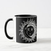 Sun u. Mondmandala-Tasse Tasse (Links)