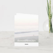 Sun über Laguna Beach Karte (Rückseite)