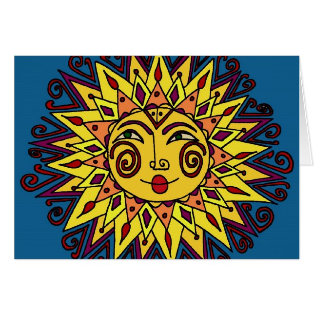 Sun-Ukrainer-Volkskunst (Vorderseite (Horizontal))