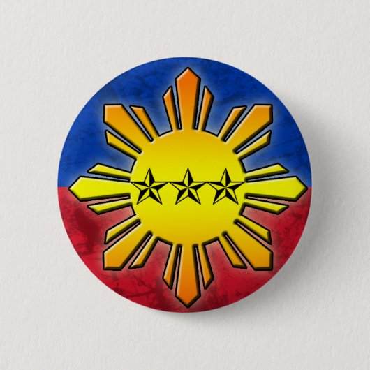 Sun und 3 Sterne Button (Vorderseite)