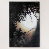 Sun- und Button-Eichen Puzzle (Vertikal)