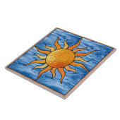 Sun und Himmel-Fliese Trivet Fliese (Seite)