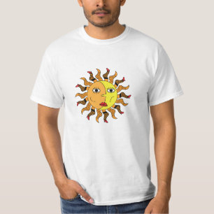 Sun und Mond-abstrakter T - Shirt