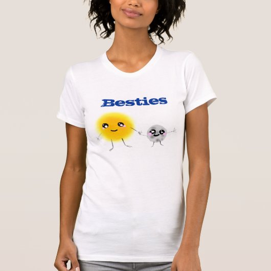 Sun und Mond Besties T-Shirt (Vorderseite)