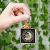 Sun und Mond-Heide-Rad Schlüsselanhänger (Hand)