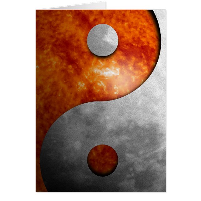 Sun und Mond Yin und Yang-Symbol (Vorne)