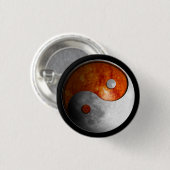 Sun und Mond Yin Yang Button (Vorne & Hinten)