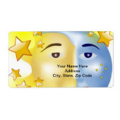 Sun- und Mondstars-Labels (Vorne)